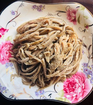 The practice measure of the slices of tripe of acerbity hot sheep of appetizing go with rice 1