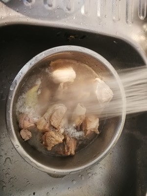 The practice measure of soup of sheep of boiled in clear soup 4