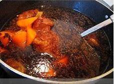 The practice measure of oxtail of braise in soy sauce 8