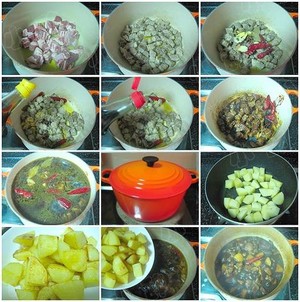 The practice measure of sirlon of braise in soy sauce 1