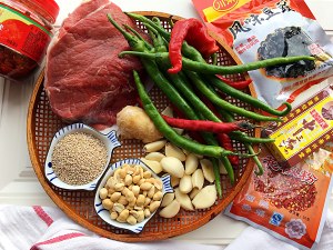 The practice measure of sauce of sweet hot beef 1