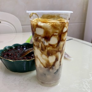 The practice measure of milk of pearl taro mud 4