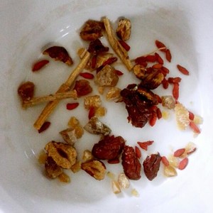 The practice measure of head of the sheep of the tuber of elevated gastrodia that stew 1