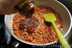 The practice measure of sauce of sweet hot beef 5