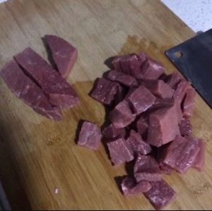 The practice measure that contains darling ox dried meat floss 1