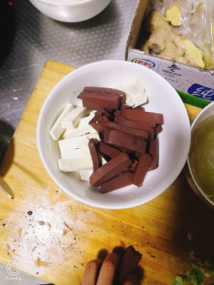 The practice measure of blood of powdery soup sheep 2