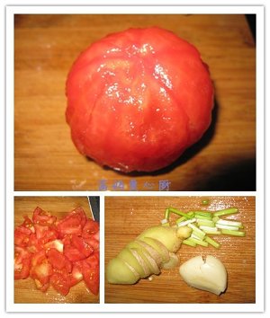 The practice measure of soup of tomato slippery beef 2