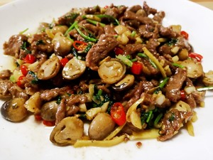 Straw mushroom beef (rice killer series 9) practice measure 10