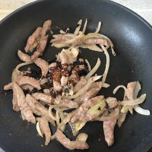 The practice measure of the tender willow frying an ox that does not add salt 3