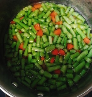 The son eats 3 bowls, the practice measure of the congee of beef of quick worker cowpea that ate to still want to eat 1