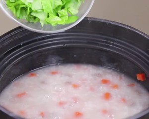 The congee that feed the United States - nutrient congee series | "Beef vegetable congee " practice of arenaceous boiler of cookbook of nutrient breakfast children learns beef lettuce carrot easily the practice measure of congee 6