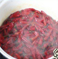 The practice measure of sauce of sweet hot beef 4