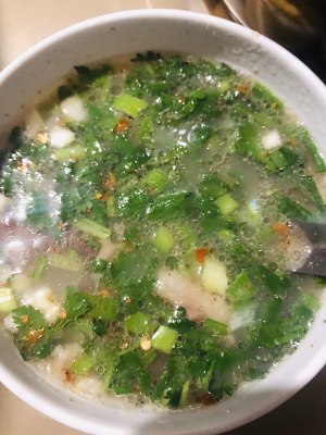 The practice measure of highest grade of soup of sheep of ovine head soup 7