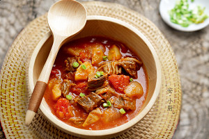 The practice measure of the tomato potato sirlon that stew 7