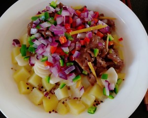 The practice measure of meal of beef potato evaporate 5