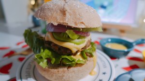 Healthy beef Zhi person the practice measure of hamburger 10