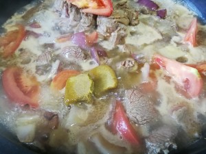 The practice measure of beef curry 3