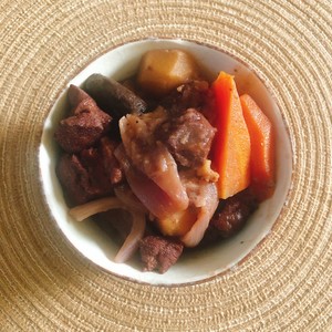 The practice measure of the red wine beef that stew 3