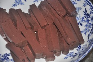 The blood that risk a sheep (soup of ovine blood bean curd) practice measure 2