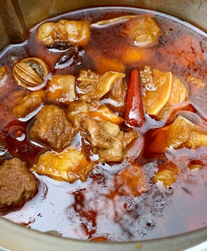 The practice measure of sirlon of braise in soy sauce 4