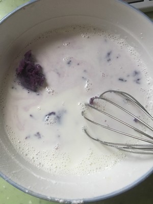 The practice move that Q plays violet potato milk is small 3