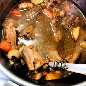 The practice measure of soup of Xinjiang bright sheep 5