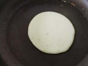 The practice measure of banana milk cake 3