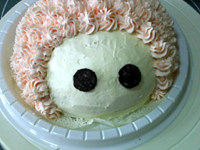 The practice measure of beautiful cake of back up of ovine baa baa 26