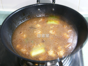 The practice measure of sirlon of braise in soy sauce 7