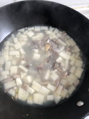 The practice measure of the turnip sheep miscellaneous soup with not fat deft hand 5