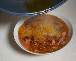 The practice measure of the prosperous water beef that boil 11