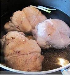The practice measure of heart of hot sheep of hemp of cold and dressed with sause 5
