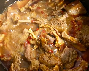 The practice measure of Nan of sheep of sweet hot braise in soy sauce 2