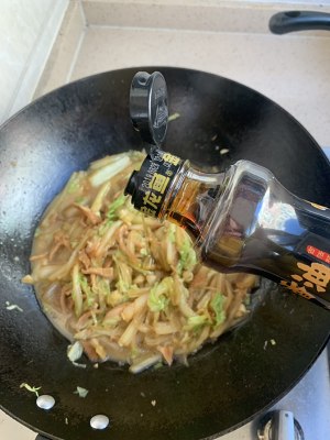 The practice measure of the ovine abdomen Chinese cabbage of dish of Tiger mammy the daily life of a family 11