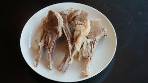 Lamb of boiled in clear soup is discharged (very simple and crude prairie handgrip flesh stews a law, self-regulated doing is wet dip in makings, ovine soup milky white, quantity of heat is low) practice measure 8