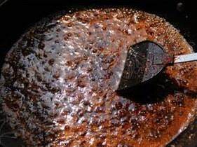 The practice measure of sauce of fabaceous Chi beef 12