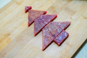 Christmas tree Zhi person the practice measure of beefsteak 4