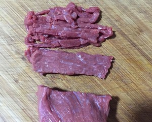 The practice measure of celery beef silk 1