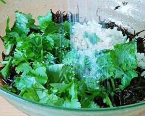 Healthy and algal " macrobian dish " mix simply fall tastily the practice measure of dish of dwell of sheep of cold and dressed with sause of 3 tall ~ 8
