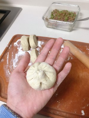 The practice measure that the kidney bean beef with delicate deft hand includes 6