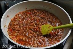 The practice measure of sauce of sweet hot beef 6