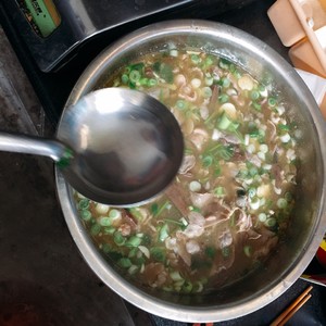 The practice measure of miscellaneous soup of Home Li sheep 6