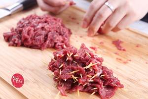 The practice measure of flavour of Hunan of ground of toothpick beef path 9