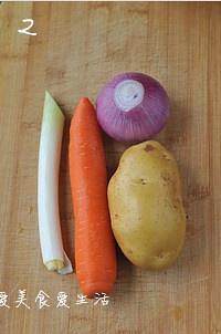 The practice measure of sirlon of potato of braise in soy sauce 2
