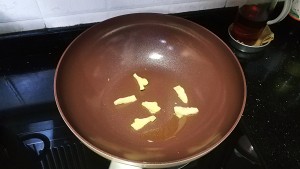 The practice measure of Nan of sheep of clear soup of mushroom of white ox liver 8