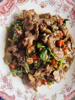 Hunan flavour · is small the practice measure that fries ox flesh 6