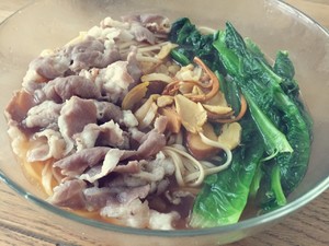 The practice measure of noodles in soup of warm sheep sheep 3