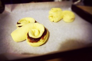 Ovine baa baas (sweetened bean taste, shredded coconut stuffing) the practice measure of biscuit 9