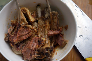 Mutton chop one sheep two eat (decoct mutton chop + mutton chop soup) practice measure 2