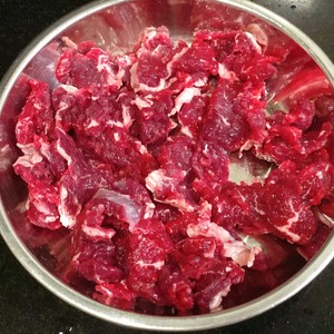 The practice measure of the tender cutlet that fry an ox 1